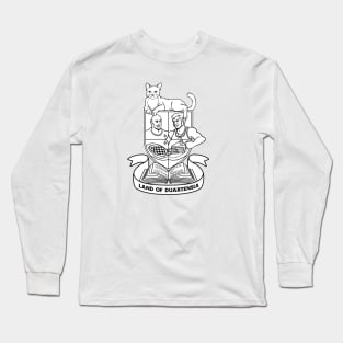 Land of Duartensia (Black & White) Long Sleeve T-Shirt